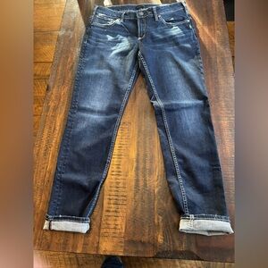 Silver Boyfriend Jeans